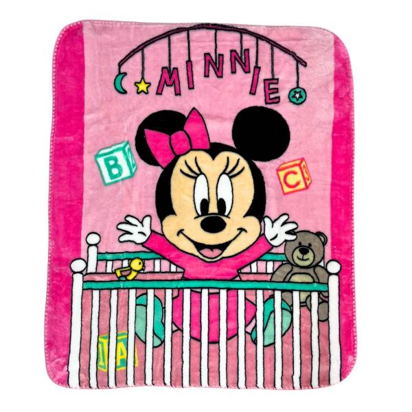 Imagem de Cobertor Bebê Premium Disney Minnie Rosa Antialérgico