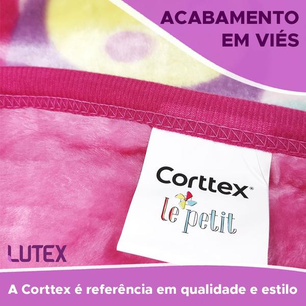 Imagem de Cobertor Bebê Raschel Corttex Antialérgico Caixa Presente - Manta Berço Microfibra Infantil 90 x 110