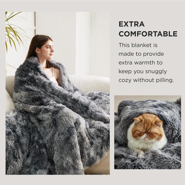 Imagem de Cobertor Bedsure Soft Twin Fluffy Fuzzy Sherpa Fleece Fleece Fleece Fluff