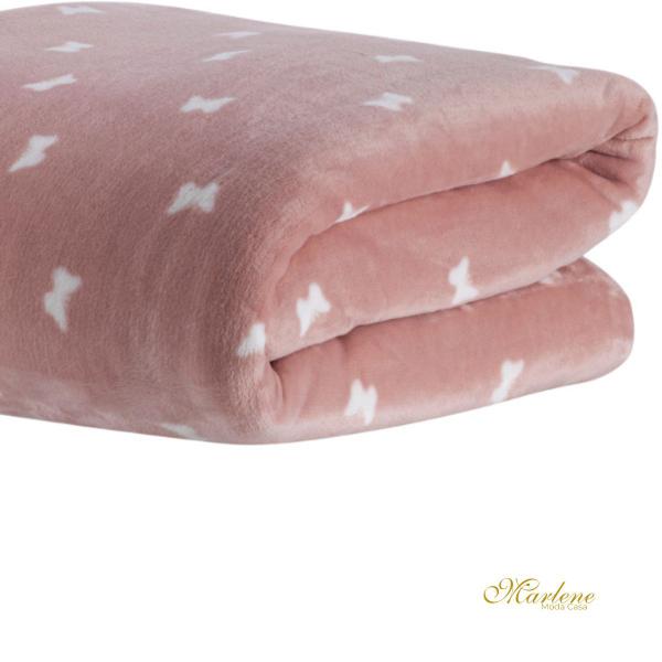 Imagem de Cobertor Blanket  Vintage Borboletas