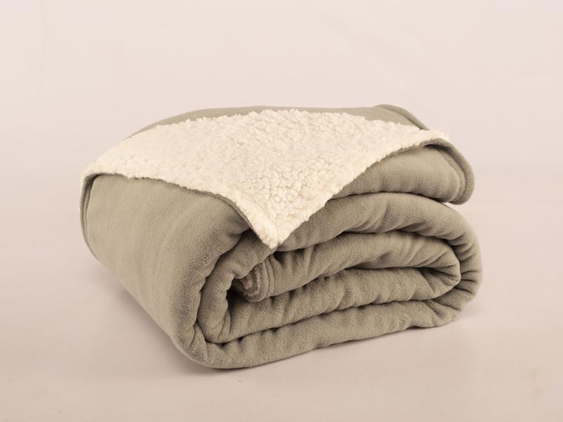 Imagem de Cobertor canada soft com manta sherpa casal queen 1pc