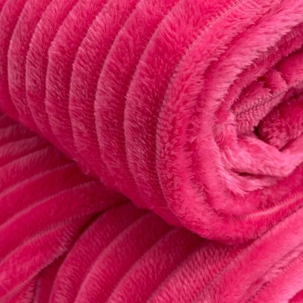 Imagem de Cobertor Casal Canelado Luster Rosa Pink