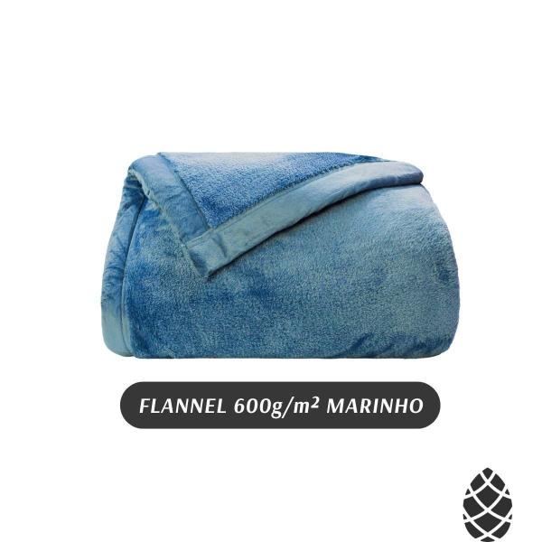 Imagem de Cobertor Casal Neo Flannel 180X220Cm Liso 600G Aveludado