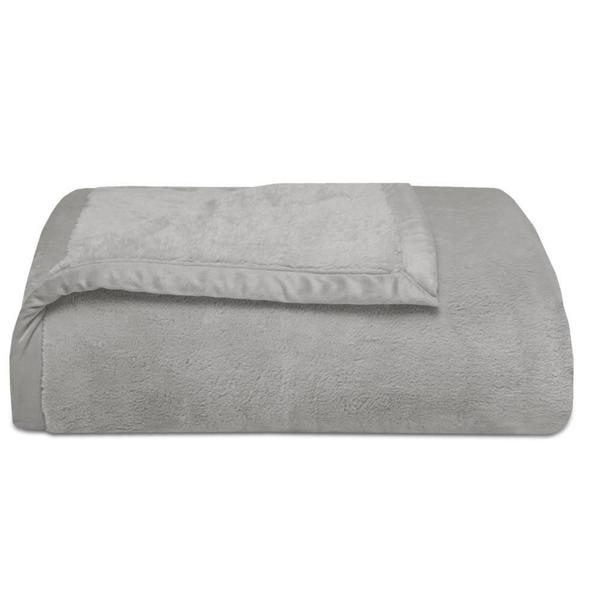 Imagem de Cobertor Casal Premium 480Gr/M² Soft Cinza Naturalle Fashion