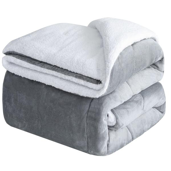 Imagem de Cobertor CHOSHOME Sherpa Fleece Queen Size Super Thick