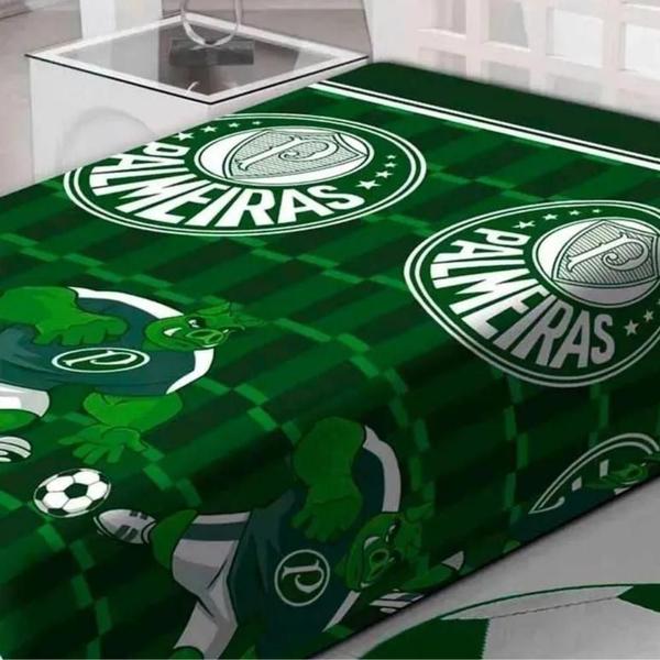 Imagem de Cobertor Com Sherpa Microfibra Palmeiras 2,00X1,50M Jolitex