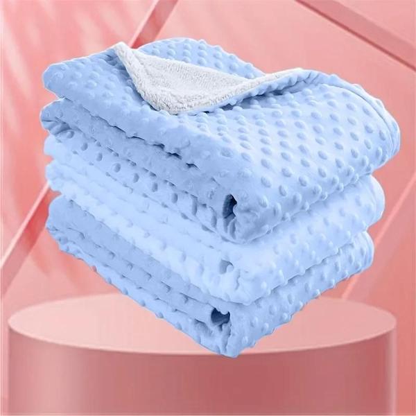 Imagem de Cobertor de Bebê de Lã Macia e Quente - Swaddle para Inverno