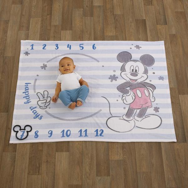 Imagem de Cobertor de bebê Disney Mickey Mouse Milestone Super Soft