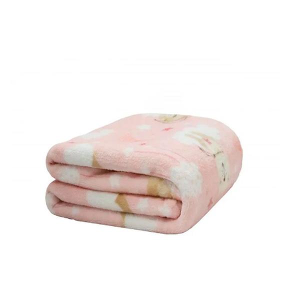 Imagem de Cobertor de Bebe Estampado Flannel 90X1,10M Camesa Antialérgico