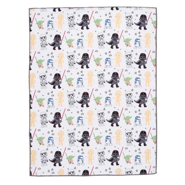 Imagem de Cobertor de bebê Lambs & Ivy Star Wars Classic Fleece 75x100cm