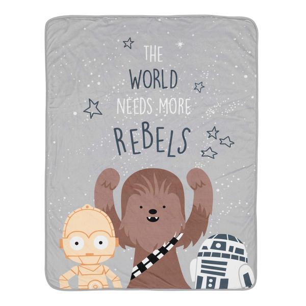 Imagem de Cobertor de bebê Lambs & Ivy Star Wars Rebels Chewbacca 30x40cm