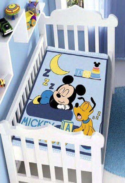 Imagem de Cobertor De Bebê Raschel Mickey  Jolitex