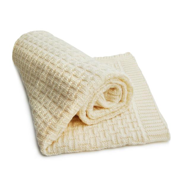 Imagem de Cobertor de bebê SonnenStrick 100% orgânico fino Merino New Wool