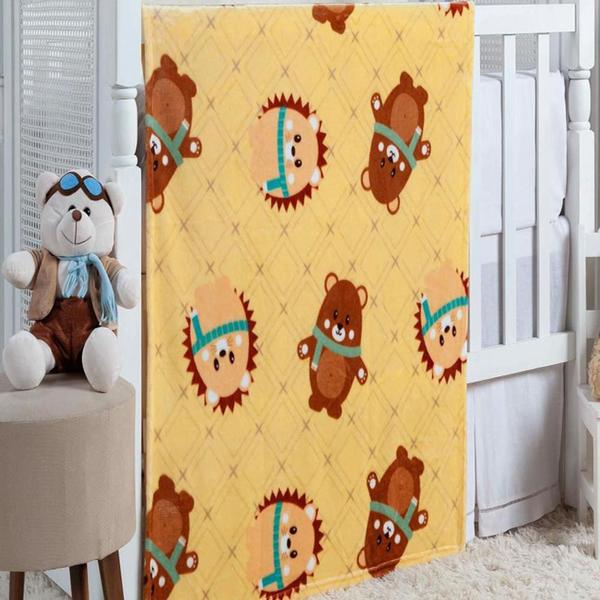 Cobertor De Berço King Etruria Flannel Kids Fluffy 110X150 - Ind E Com Jolitex Ltda Imagem de Cobertor De Berço King Etruria Flannel Kids Fluffy 110X150