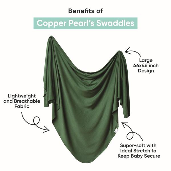 Imagem de Cobertor de recebimento Swaddle Copper Pearl Floral Grace