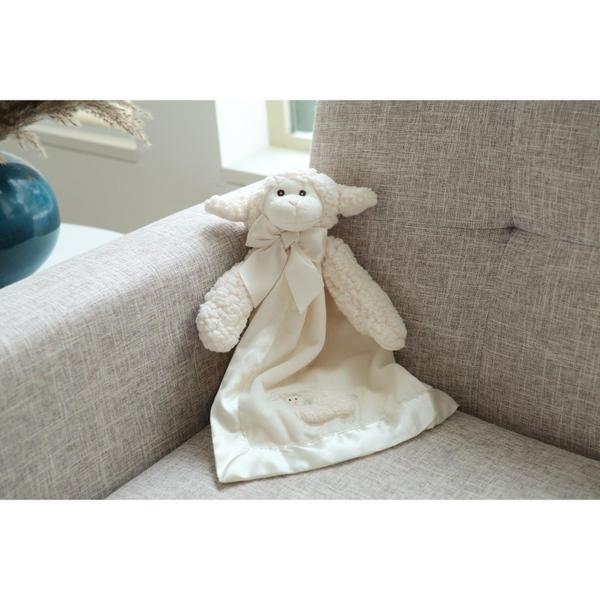 Imagem de Cobertor de segurança para animais de pelúcia Bearington Lamby 38cm