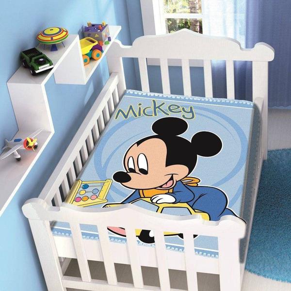 Imagem de Cobertor Disney Baby Jolitex  Mickey Azul