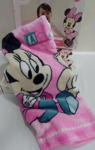 Imagem de Cobertor Disney Minnie Surpresa- Licenciado -Original- Antialérgico Raschel- Jolitex