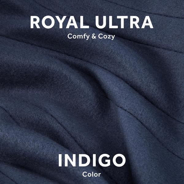 Imagem de Cobertor elétrico aquecido Sunbeam Royal Ultra Fleece Indigo Blue