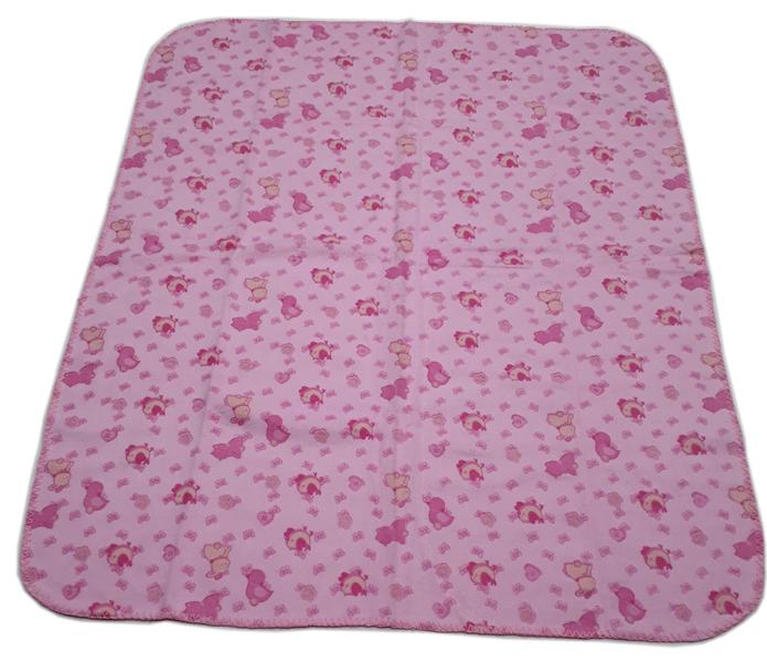 Imagem de Cobertor Flanelado de Bebe Estampado 90x110cm Com Croche Quentinho Manta Infantil Gigante