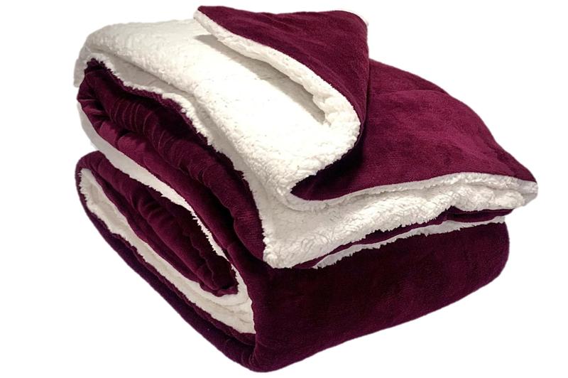 Imagem de Cobertor Frio Intenso Cama Casal QUEEN GROSSO e PESADO 2,40x2,20 Manta Cobertas Com Sherpa Macio Mantinha Flannel