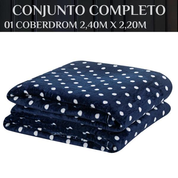 Imagem de Cobertor Grosso Cobredrom Romance Queen Size Manta Flannel