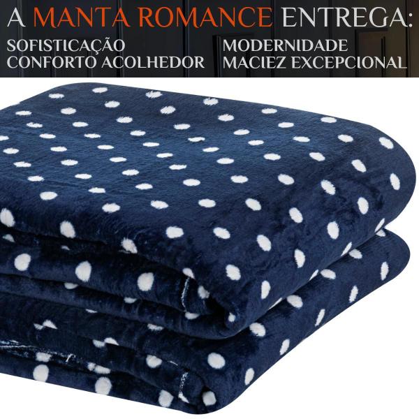 Imagem de Cobertor Grosso Cobredrom Romance Queen Size Manta Flannel