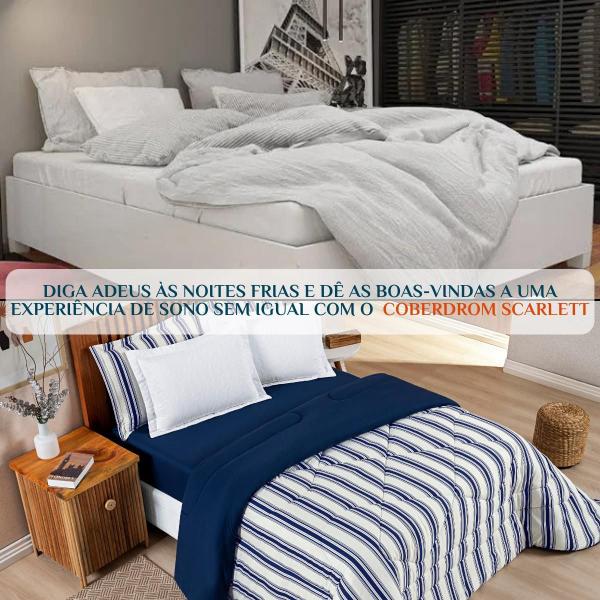 Cobertor Grosso King Size Estampado Scarlett Malha - De Luca Enxovais Imagem de Cobertor Grosso King Size Estampado Scarlett Malha