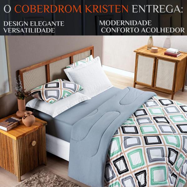 Imagem de Cobertor Grosso Queen Estampado Kristen Malha 100%algodao Fofinho QUALITY