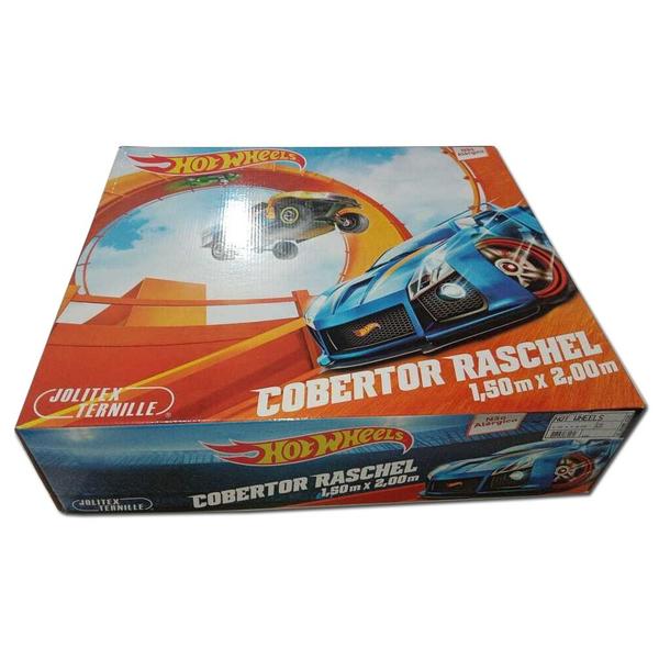 Imagem de Cobertor Infantil 1,50X2,00 Mattel Hot Wheels Jolitex