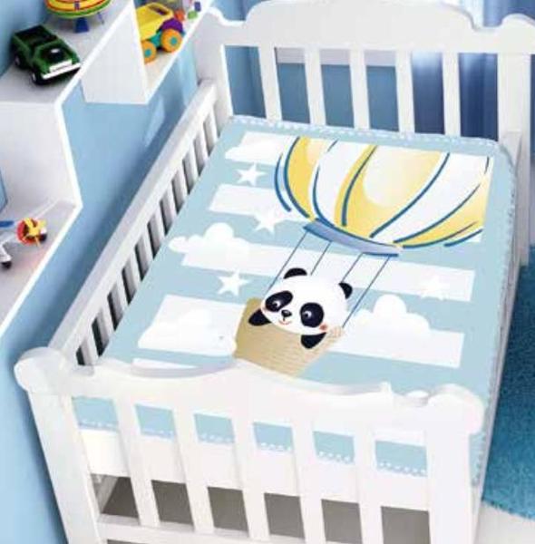 Imagem de Cobertor Infantil Bebê Grosso Quentinho Azul Ou Rosa Várias Estampas Jolitex