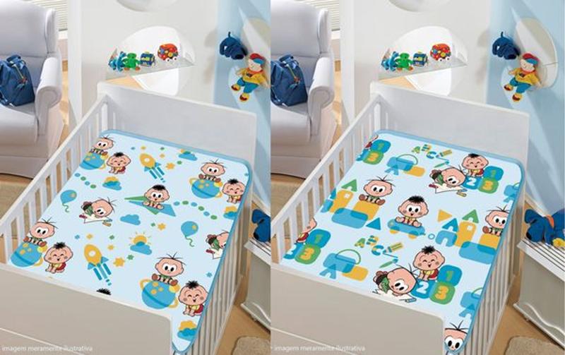 Cobertor Infantil Bebê Turma da Mônica Menino Espacial Jolitex -Ternille Imagem de Cobertor Infantil Bebê Turma da Mônica Menino Espacial Jolitex -Ternille