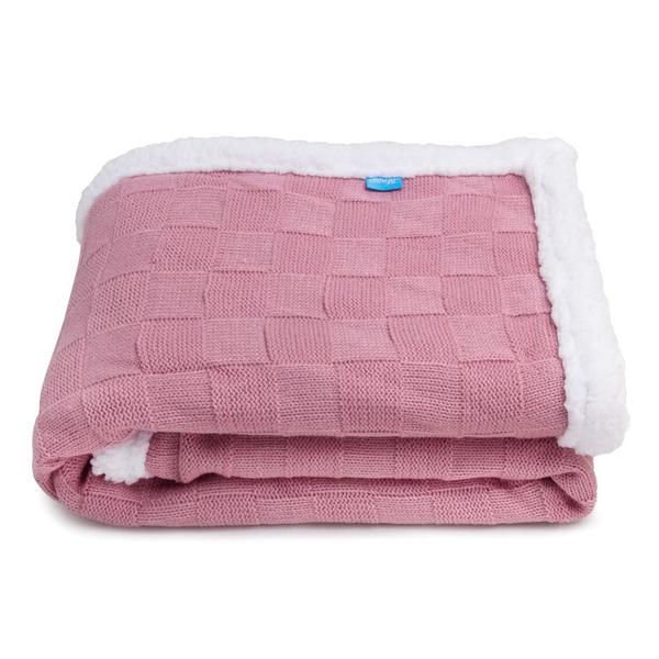 Imagem de Cobertor Infantil Sherpa Ultra Soft  Rosa