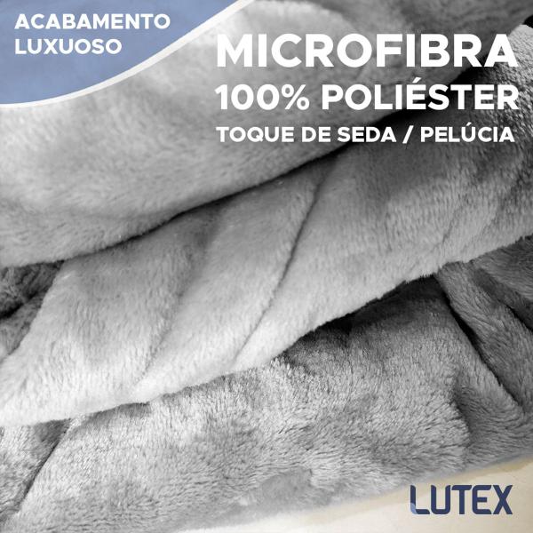 Imagem de Cobertor King Corttex Lumini Super Soft Alta Gramatura 300g Manta Microfibra Poliéster Toque Seda