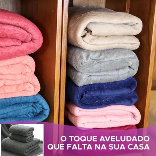 Cobertor King Microfibra Flannel Casa Quentinho - ZONNE Imagem de Cobertor King Microfibra Flannel Casa Quentinho