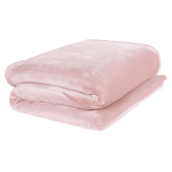 Imagem de Cobertor King Size Europa Toque de Luxo 240 x 250cm - Rosa Malva