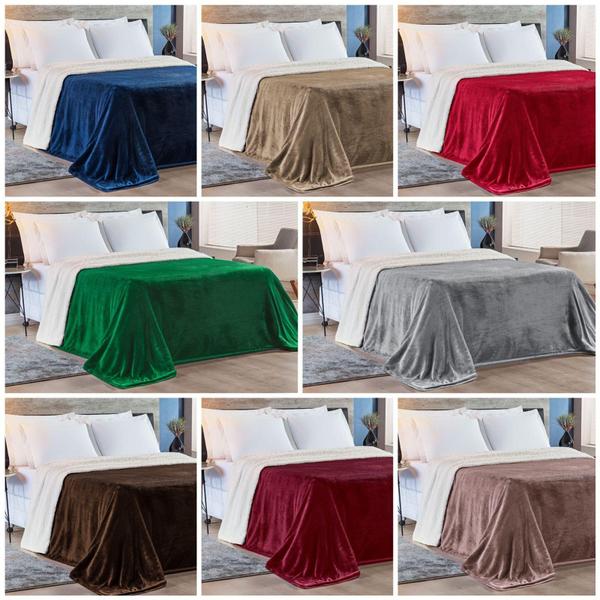 Cobertor King Size Grosso Alaska Dupla Face Manta Soft E La - De Luca Enxovais Imagem de Cobertor King Size Grosso Alaska Dupla Face Manta Soft E La