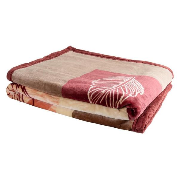 Cobertor King Size Raschel Plus Zarzuela Tabaco 220X240Cm - Jolitex Imagem de Cobertor King Size Raschel Plus Zarzuela Tabaco 220X240Cm