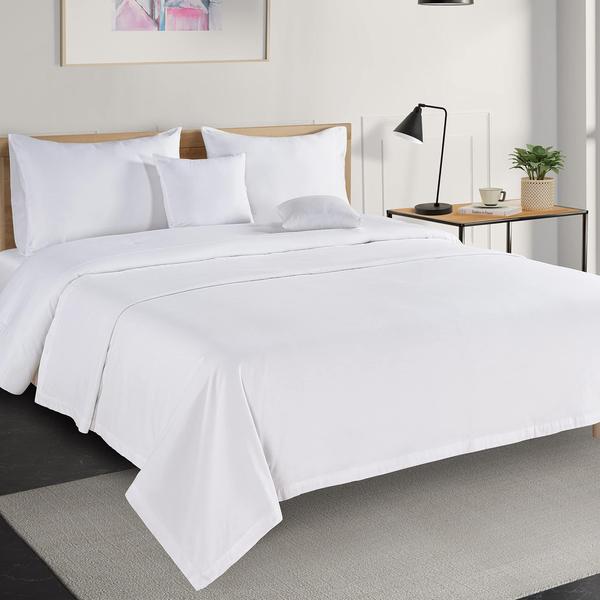 Imagem de Cobertor LANE LINEN 100% algodão King Size 320GSM branco