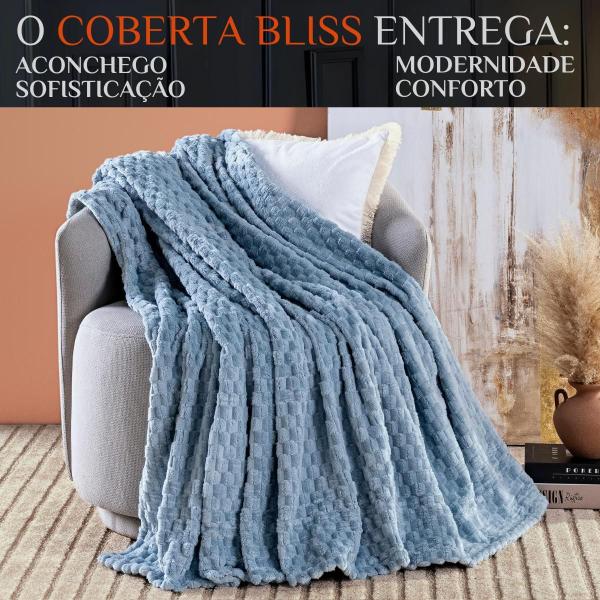 Imagem de Cobertor Luxo Coberdrom Bliss Queen Size Fofinha E Grossa