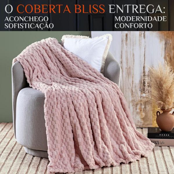 Imagem de Cobertor Luxo Coberdrom Bliss Queen Size Fofinha E Grossa