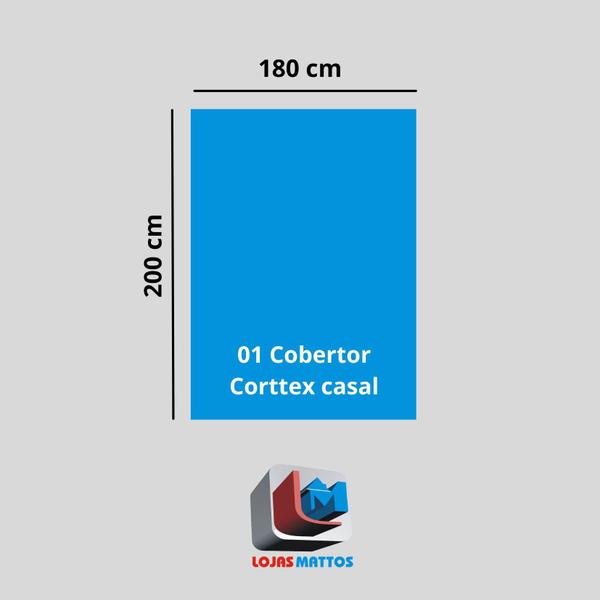 Imagem de Cobertor Manta Casal Macio Luster Queima De Estoque Corttex