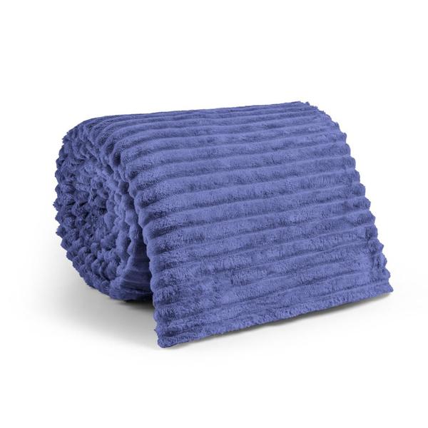 Cobertor Manta Casal Padrão Canelado Fleece Soft Macio 1,80 m x 2,00 m - Enxovais Helo Cobertor Manta Casal Padrão Canelado Fleece Soft Macio 1,80 m x 2,00 m - Enxovais Helo