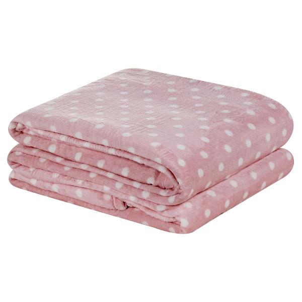 Cobertor Manta Microfibra Casal Queen Petit Poa 2,20m X 2,40m Soft Veludo - Bia Enxovais Imagem de Cobertor Manta Microfibra Casal Queen Petit Poa 2,20m X 2,40m Soft Veludo