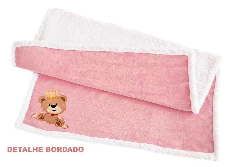 Imagem de Cobertor Manta Soft Para Bebê Coberdrom de Nenem - Microfibra Aveludada Infantil Menina/o