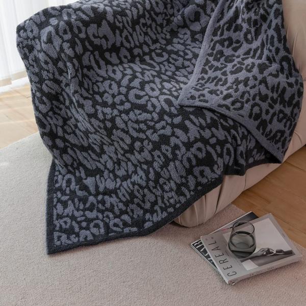 Imagem de Cobertor MH MYLUNE HOME Ultra Soft Micro Plush Leopard 130x160cm