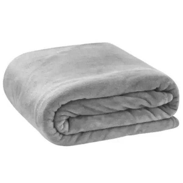 Cobertor Microfibra Casal Lisa Quente Flannel - Zonne Imagem de Cobertor Microfibra Casal Lisa Quente Flannel