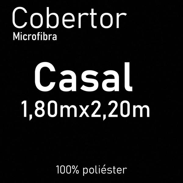 Imagem de Cobertor Microfibra Casal Sultan 300 g/m² 180x220cm Preto