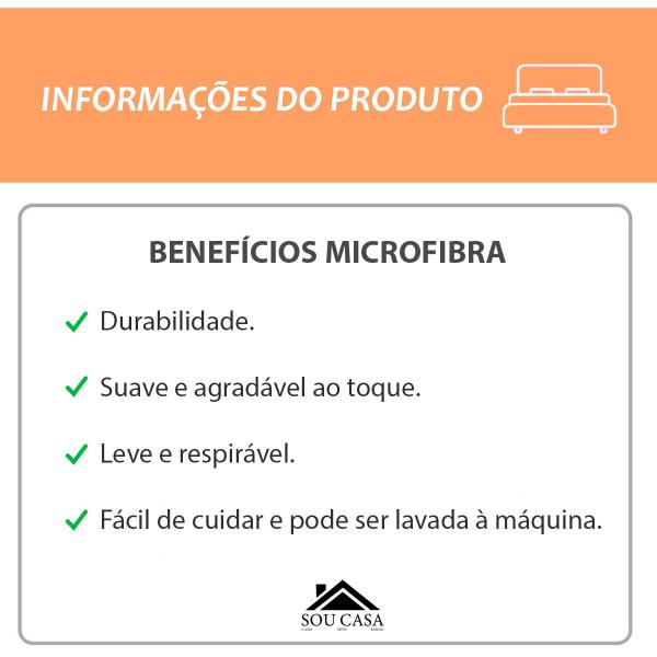 Imagem de Cobertor Microfibra Estampado Casal 180x220 Azul Folhas