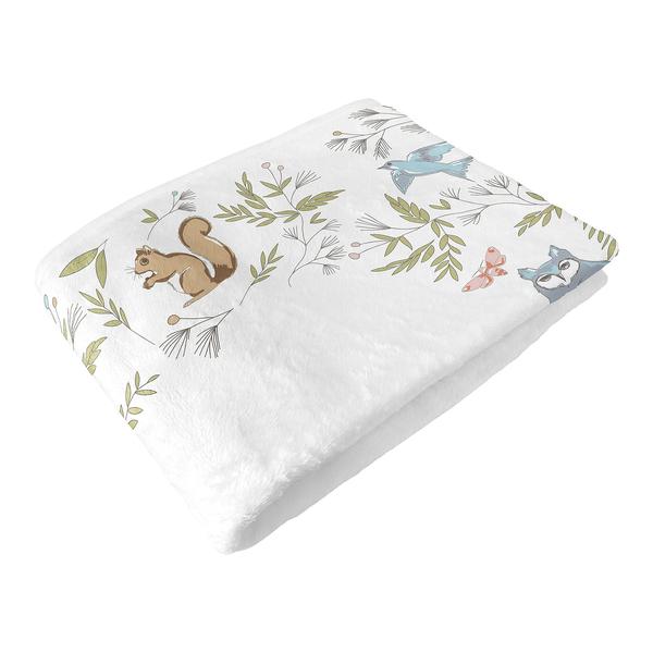 Imagem de Cobertor Milestone Sweet Jojo Designs Woodland Animal Toile